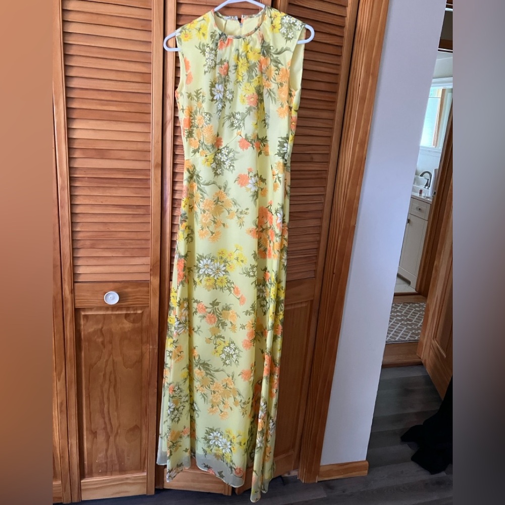 Vintage Floral Maxi Dress - Picture 3 of 6